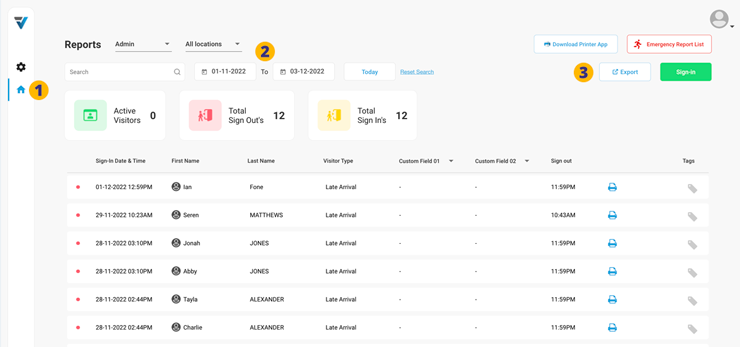 Export A Csv File VPass